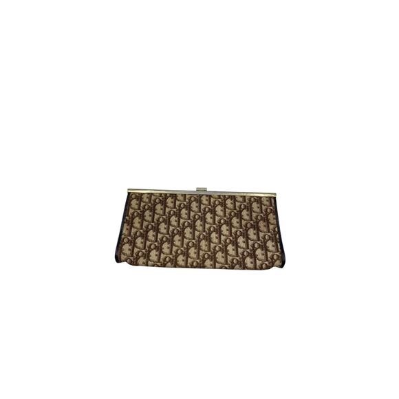 Vintage Dior Monogram Clutch - Picture 1 of 5